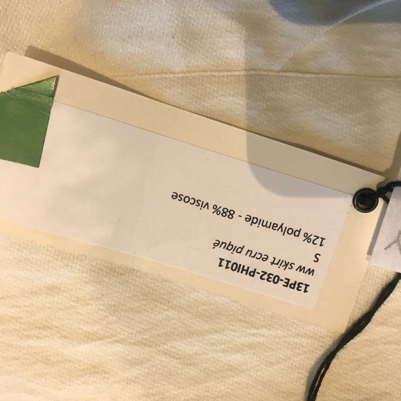 NWT cream-white miniskirt by Anne Valerie Hash - Picture 5 of 5